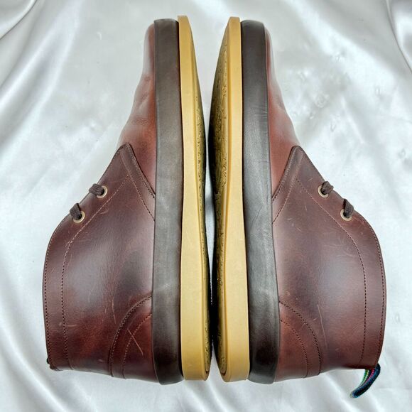 Paul Smith Cleon Brown Leather Men’s Size 7 Lace Up Chukka Boots 15179 main image 6